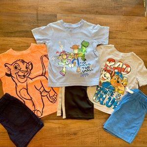 Boys 6pc 2T character bundle